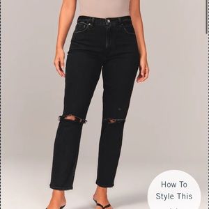 Abercrombie & Fitch High Rise Mom Jean